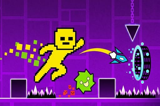 Geometry Man Dash Action Game