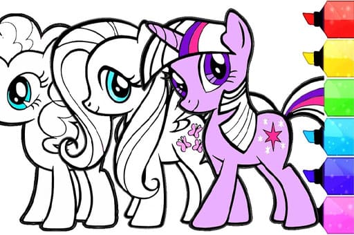 Pony Coloring Book 5