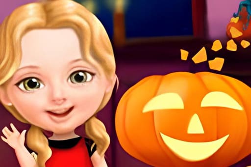 Sweet Baby Girl Halloween Fun