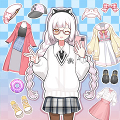 Cute Anime Girl Dress Up