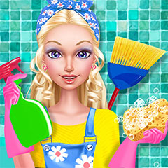 Fashion Doll House Cleaning