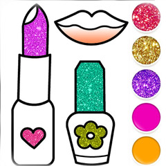 Glitter Beauty Coloring And Drawing