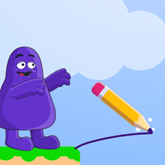 Grimace Shake Draw and Erase
