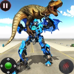 Jurassic Dinosaur Mech Battle