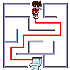 Maze Escape: Toilet Rush