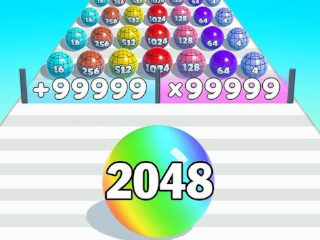 2048 Run: Gorgeous Balls
