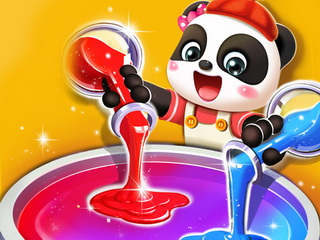 Baby Panda Color Mixing Studio