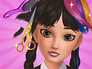 Hair Salon And Dress Up Girl