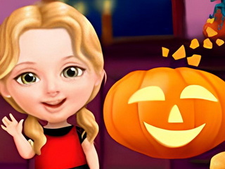 Sweet Baby Girl Halloween Fun