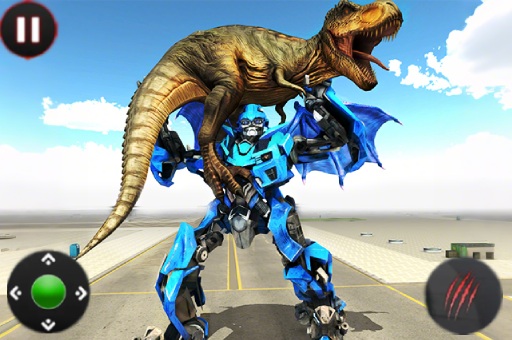 Jurassic Dinosaur Mech Battle