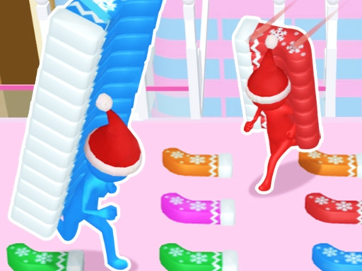 Christmas Bridge Runner Online HTML5 Games on NaptechGames.com