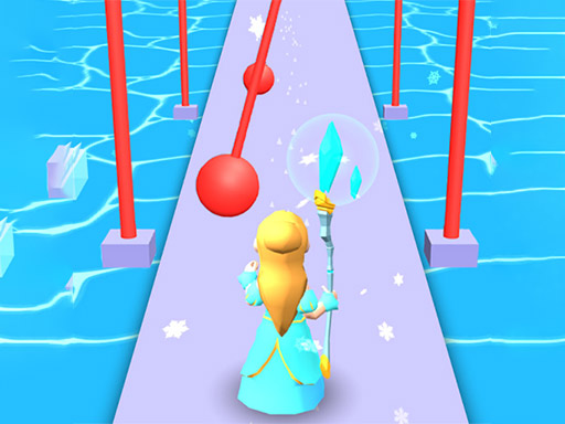 Frozen Race 3D Online HTML5 Games on NaptechGames.com