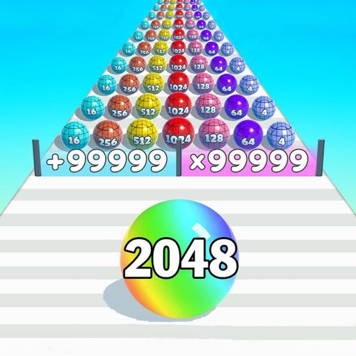 game-2048 Run: Gorgeous Balls-online.jpg